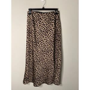 O*stin Women's Leopard Print Maxi Skirt Size Small